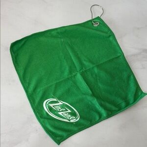 Zing Zang Green Golf Towel with Grommet Hook